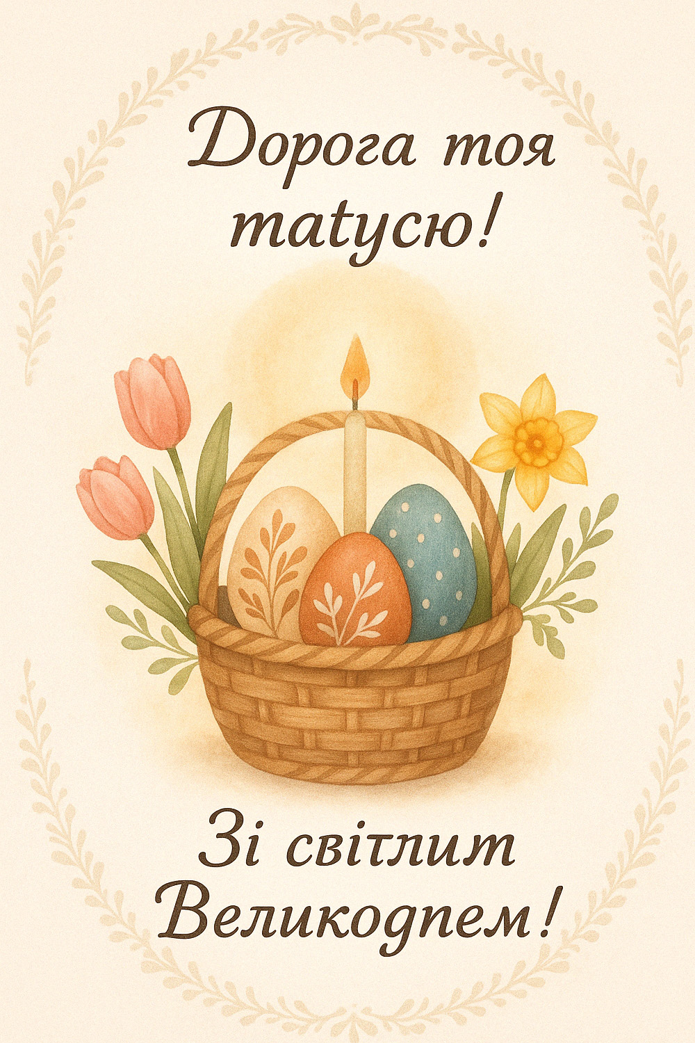 з великоднем мама