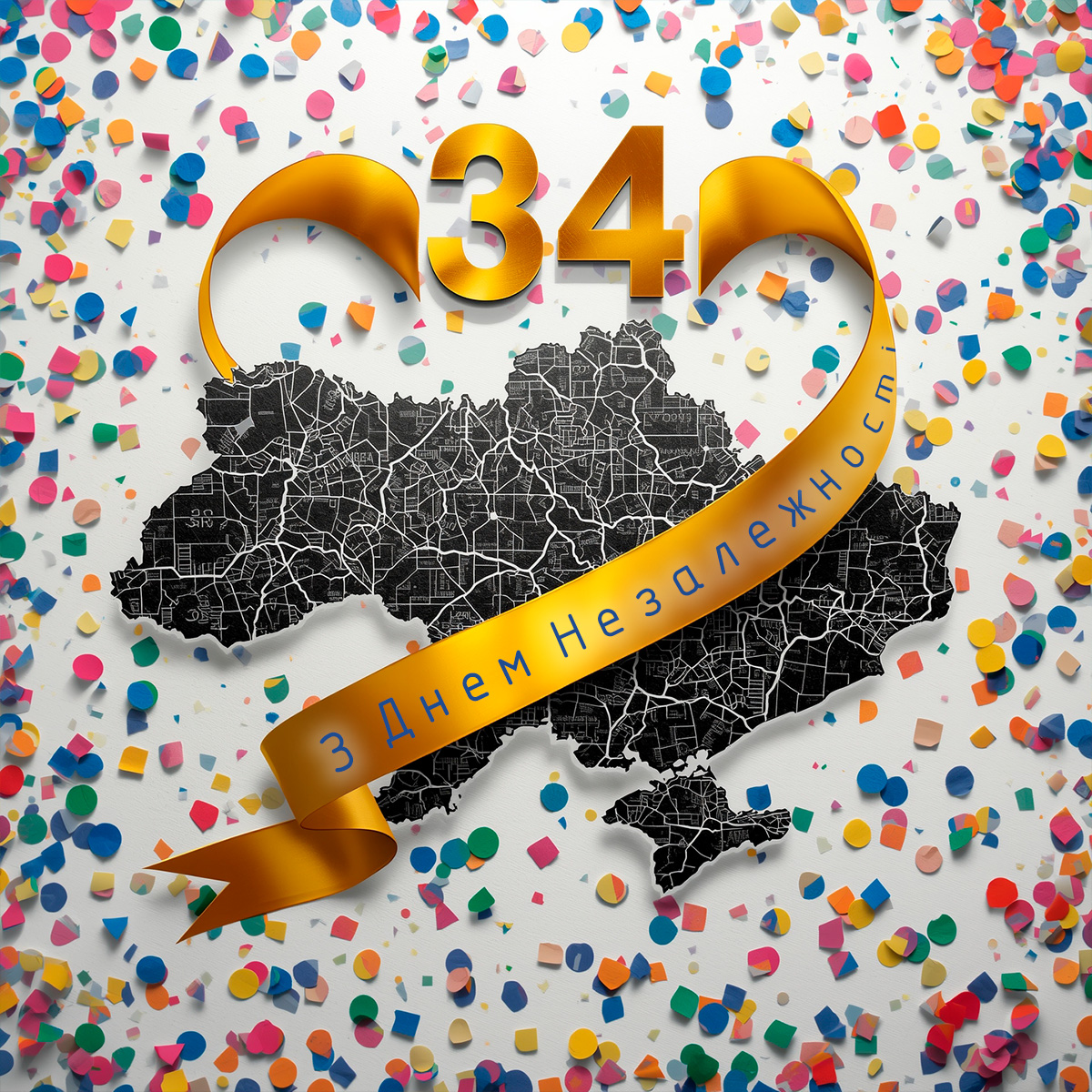 34 роки незалежності України в 2025