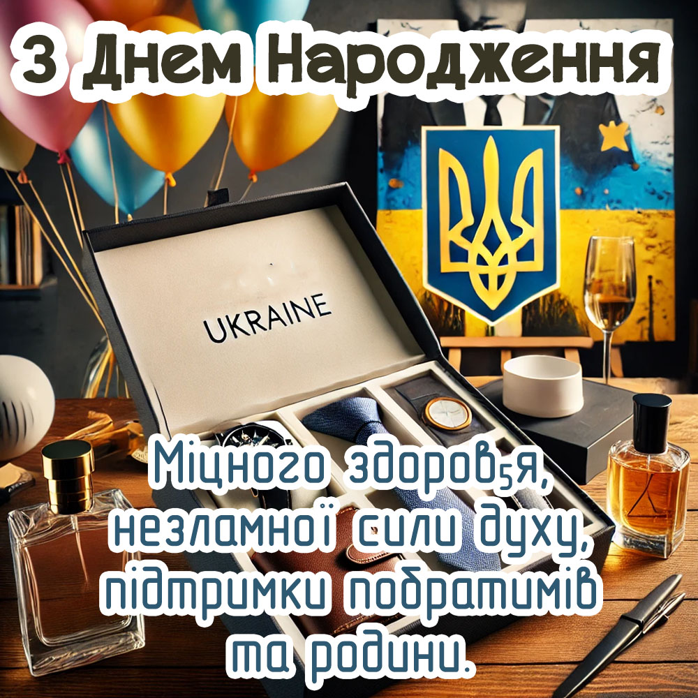 Патріотичне привітання з днем народження воїну