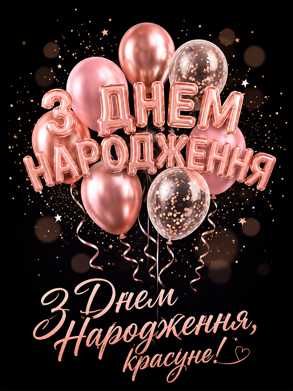 кульки святкові з днем народження жінці