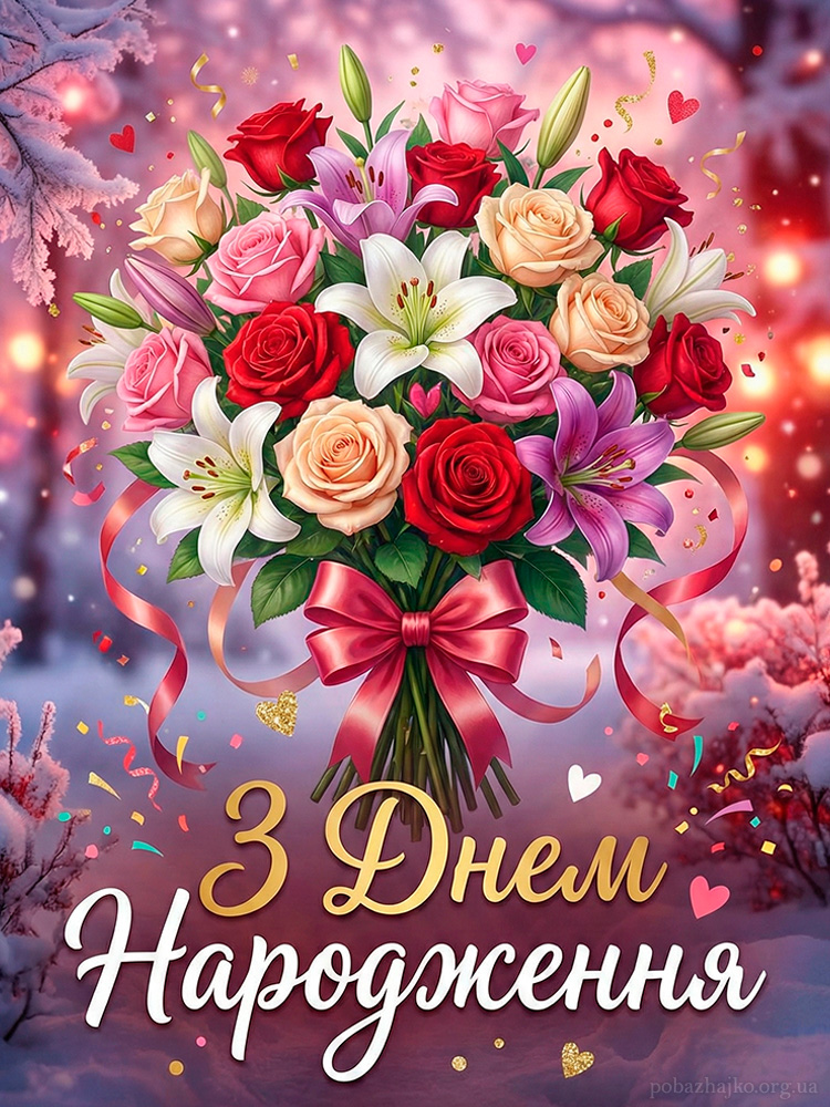 Чудові квіти на день народження