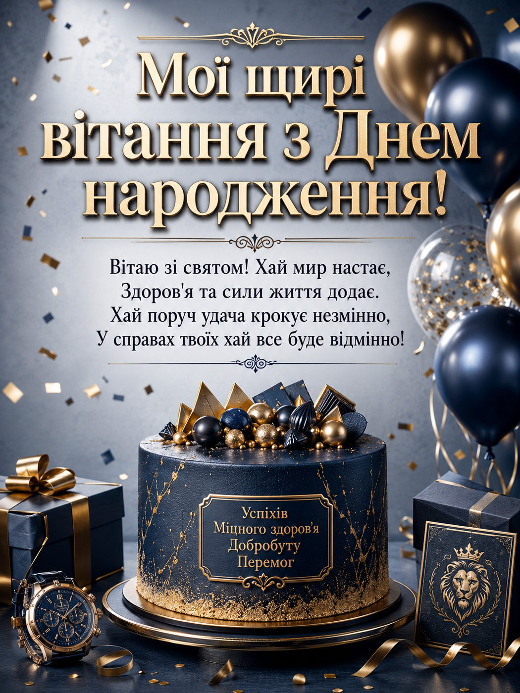 віршоване привітання з днем народження чоловікові