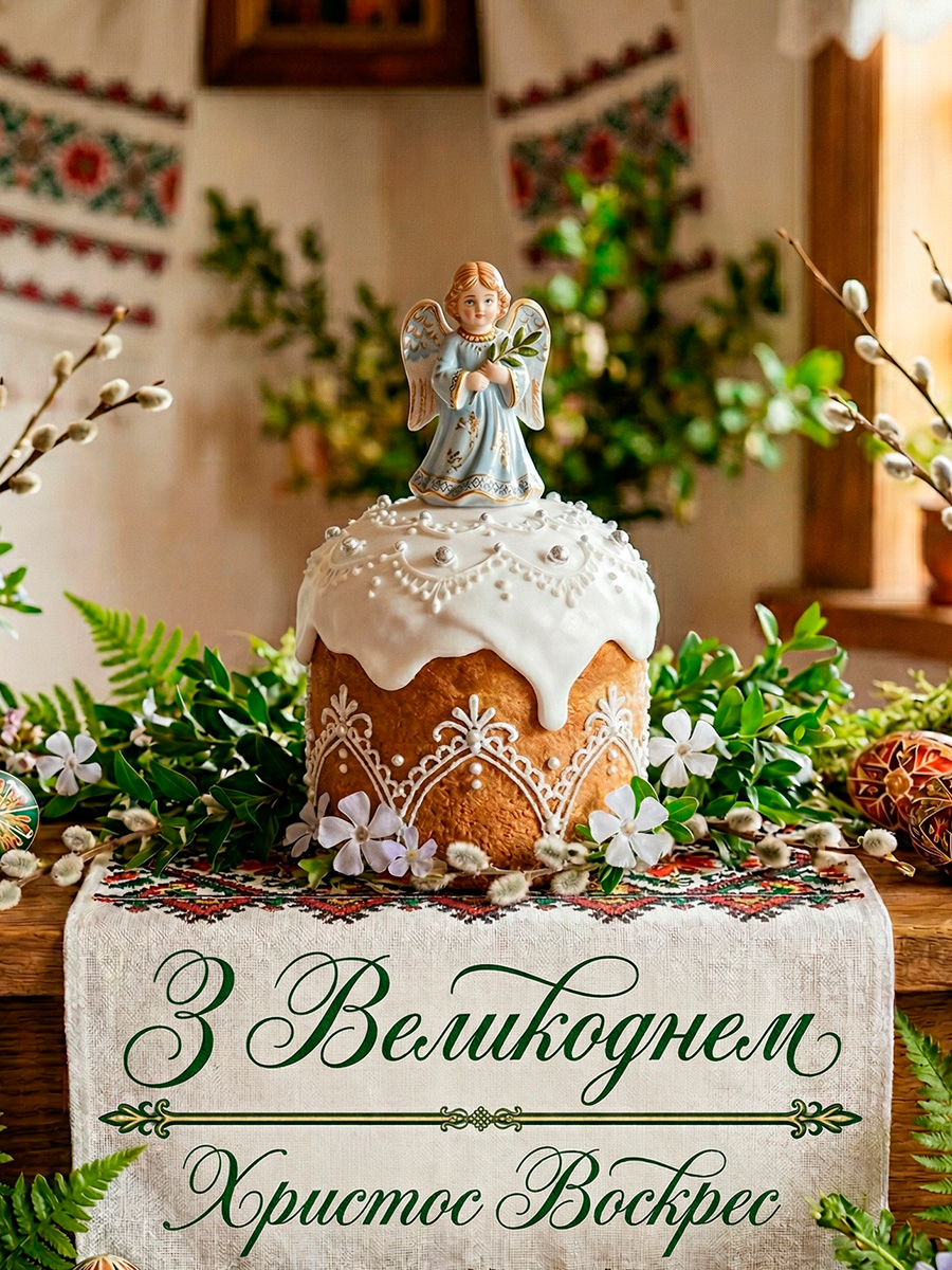 привітання і побажання з Великоднем