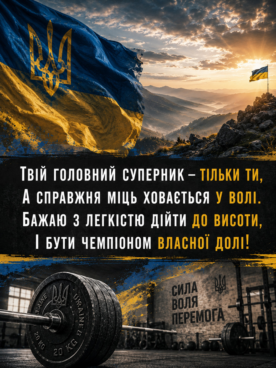 мотиваційне привітання з днем народження чоловіку