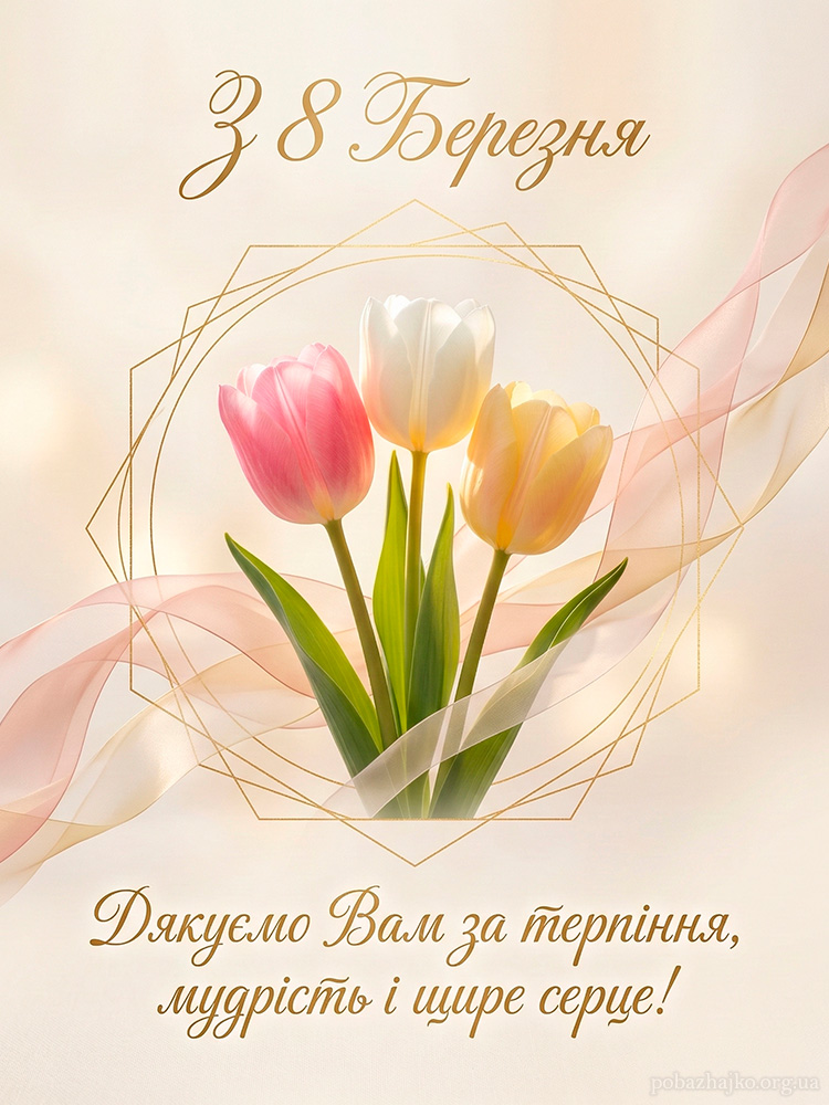 мінімалістичне вітання для вчительки