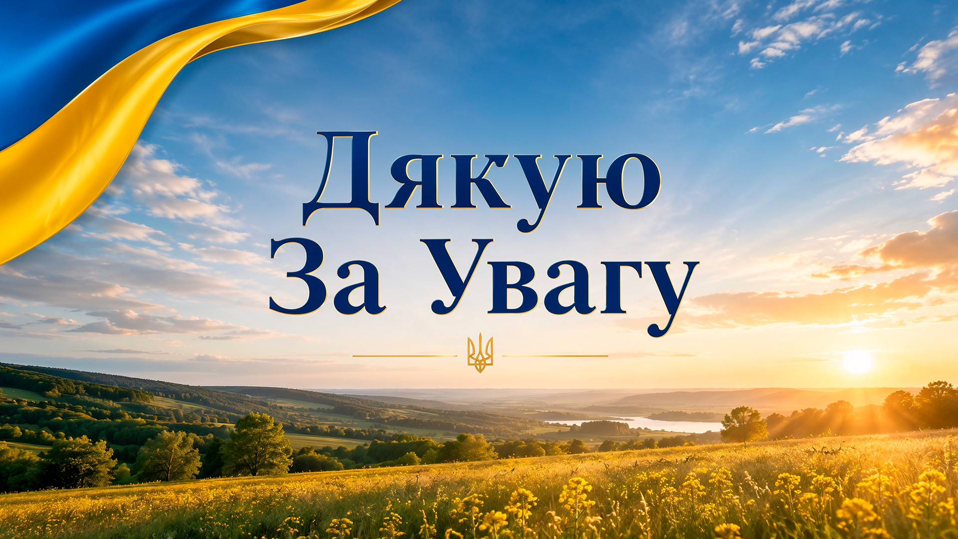 Дякую за увагу картинка в українському стилі
