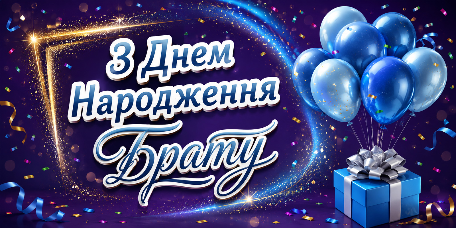 Привітання з Днем народження брату