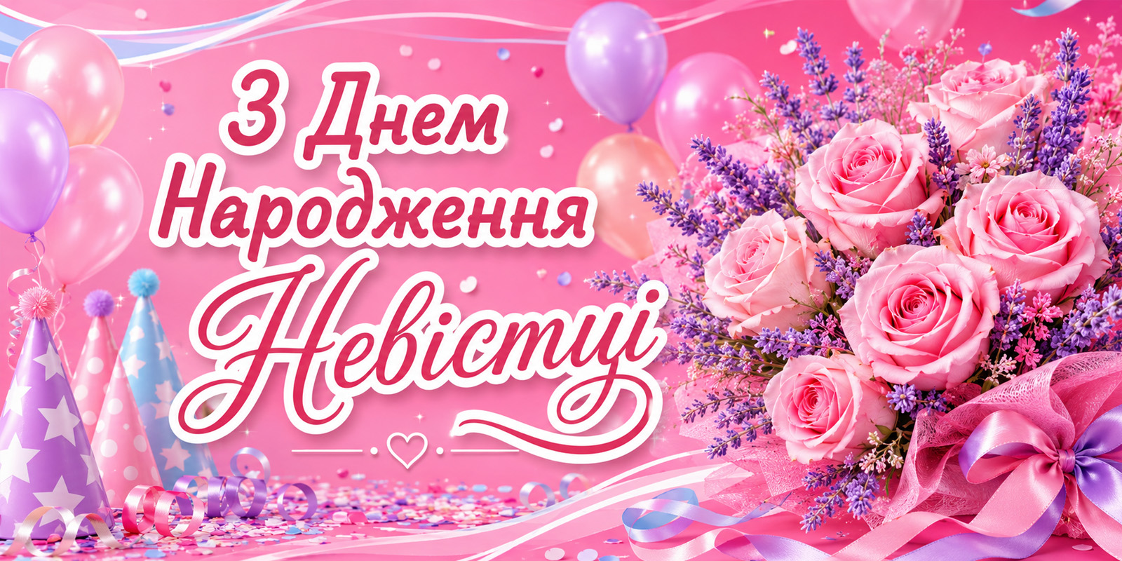 Привітання з Днем народження невістці