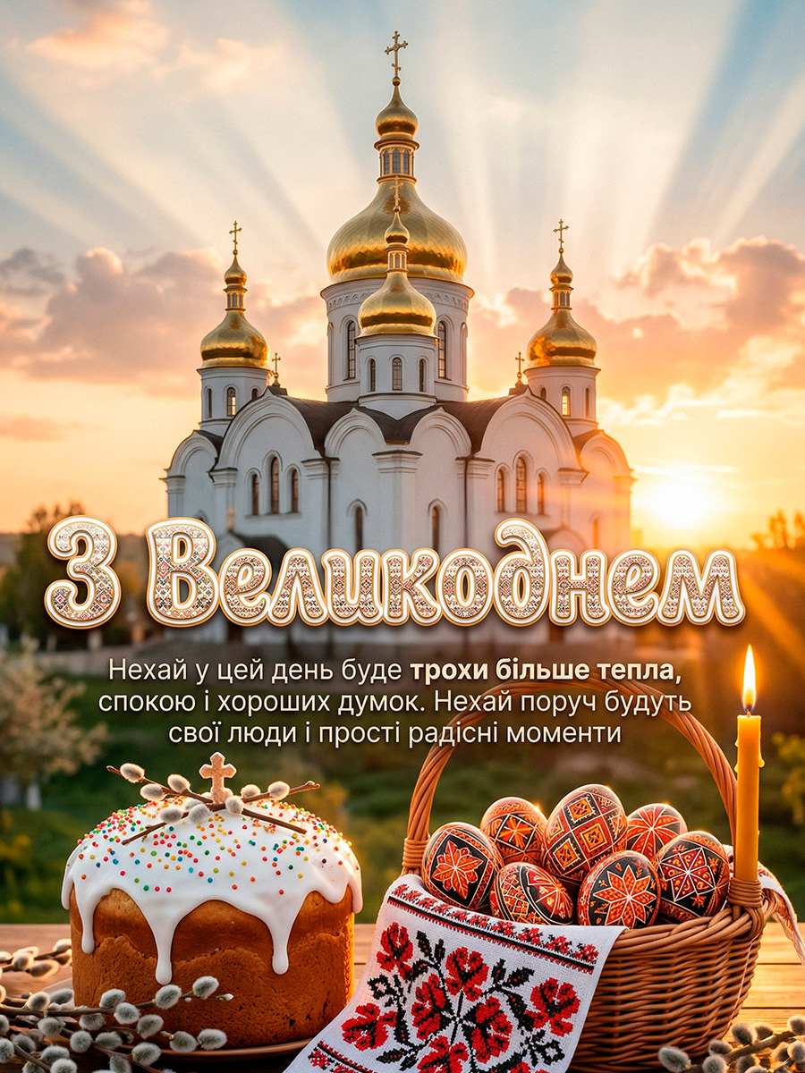 українське вітання з Великоднем