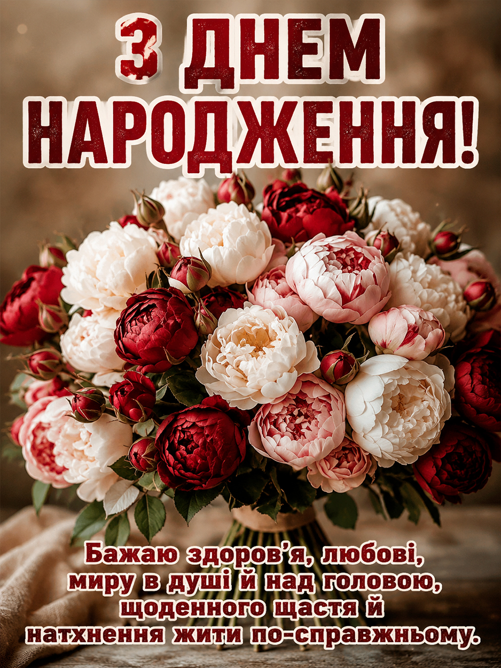 красива картинка з днем народження жінці