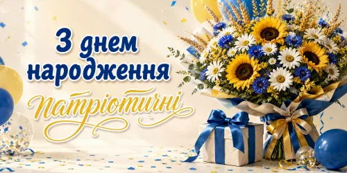 Патріотичні привітання з днем народження