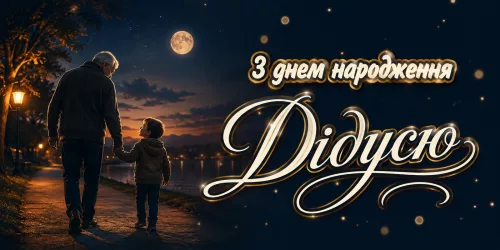 Привітання з днем народження дідусю