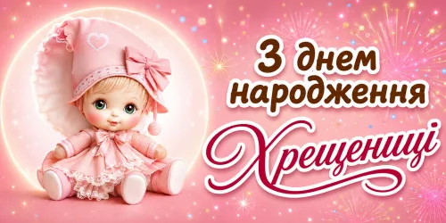 Привітання з днем народження похресниці (хрещениці)