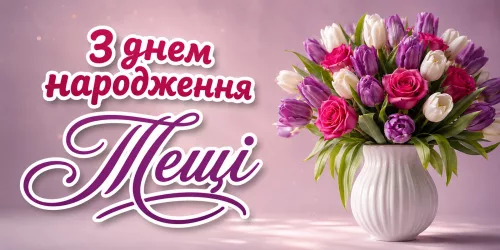 Привітання з днем народження тещі