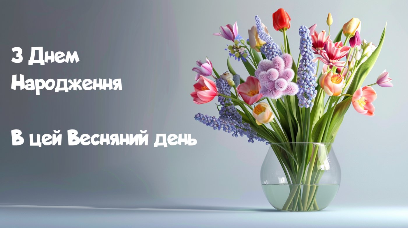 З днем народження весняного настрою